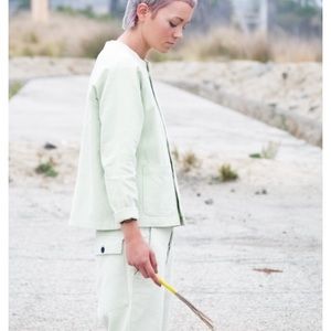 Seeker (Los Angeles Label) hemp chore jacket.